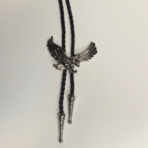 Flying eagle bolo tie