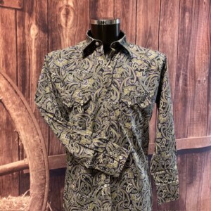 Paisley shirt dark front