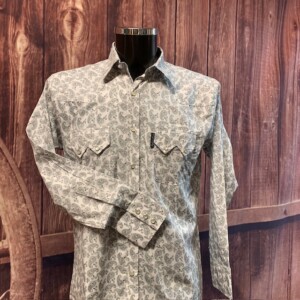 Paisley shirt white front