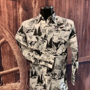 Cowboy shirt front