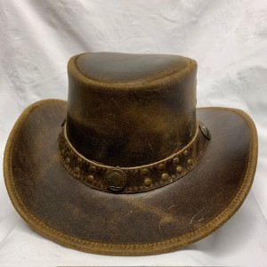 Rufftuff leather hat tan