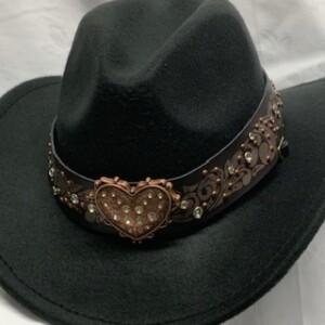Heart & Studs hatband