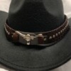 Longhorn chrome hatband
