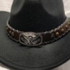 Texas longhorn hatband